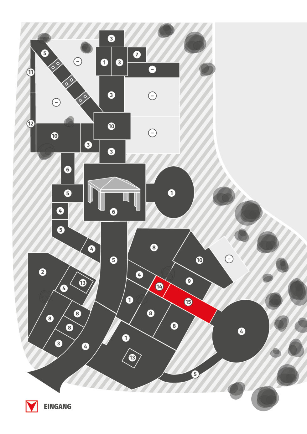 Mustergartenplan Ellwangen Industriepflaster